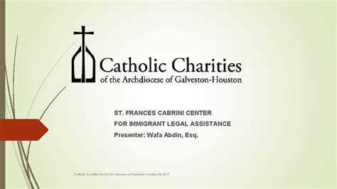 st. frances cabrini center for immigrant legal assistance